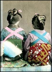Japanese Dancers Wearing Traditional Kimonos Journal