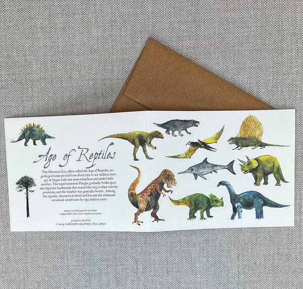 Age of Reptiles Card