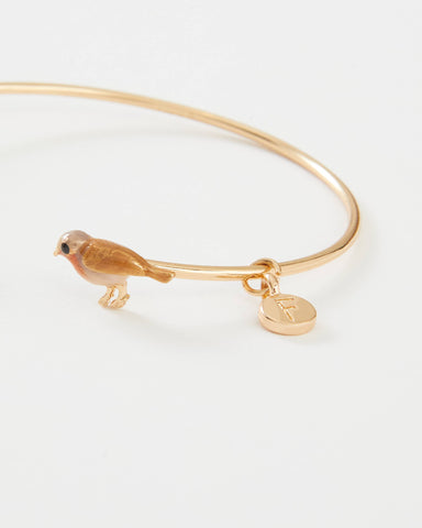 Enamel Robin Bangle - Match box