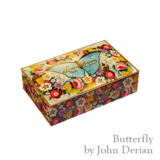 John Derian Butterfly-Chocolates in Tin