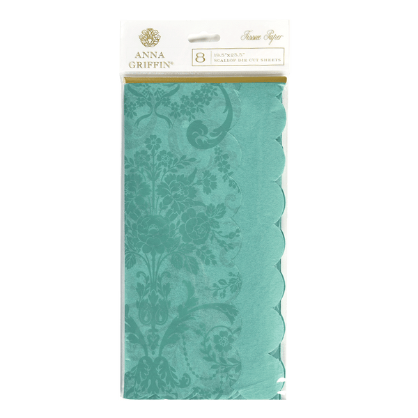 Turquoise Scallop Tissue