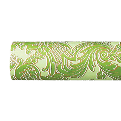 Green Damask Wrap