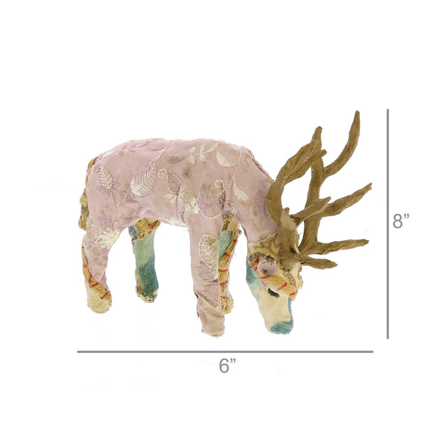 Bavarian Forest Stag Grazing - Petite - Beige