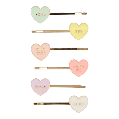 Heart Hair Slides