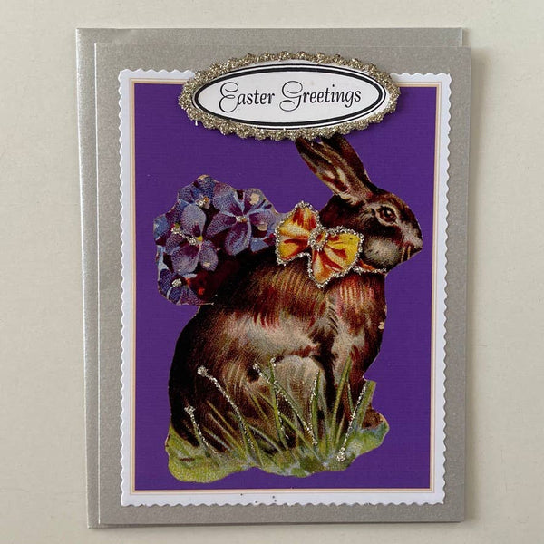 Greeting Cards-Easter, Spring, Mother's Day: Chocolate Bunny