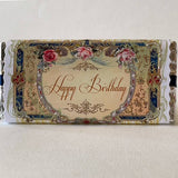 Chocolate Bars: Dark Chocolate / Happy Birthday Framed