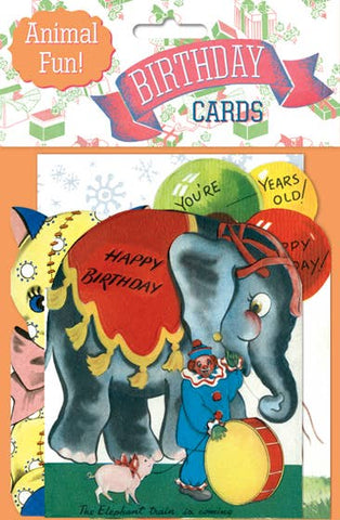 Animal Fun Time Birthday Card Packet