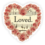 Loved Sticker