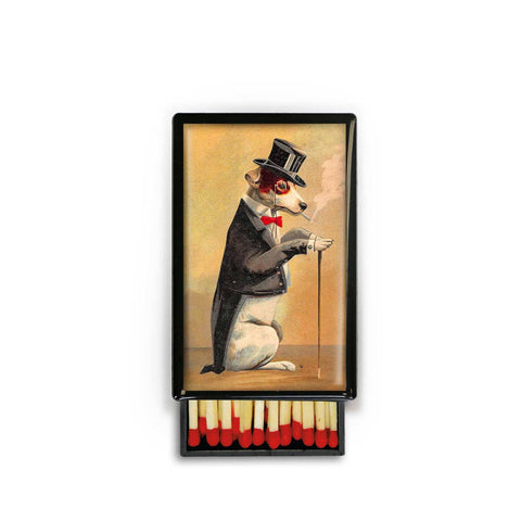 Smoking Dog Silly Quirky Slide Box