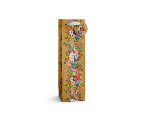 Holiday Garden Party Stripe Gift Bag: Wine
