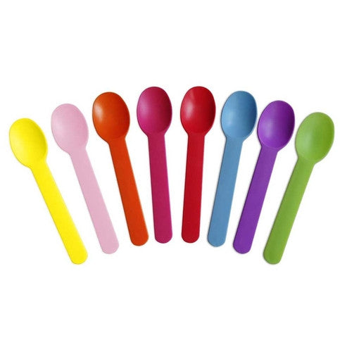 BIODEGRADABLE PARTY SPOONS