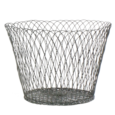 Tulle Wire Basket - Lrg