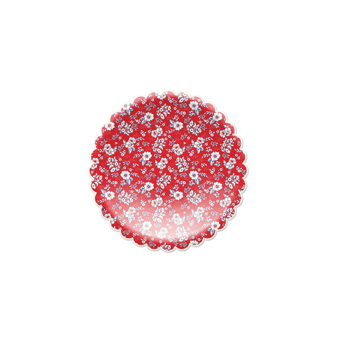 PLTS366W-MME - Liberty Floral Paper Plate