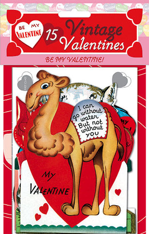 Die Cut Vintage Valentines -Be My Valentine