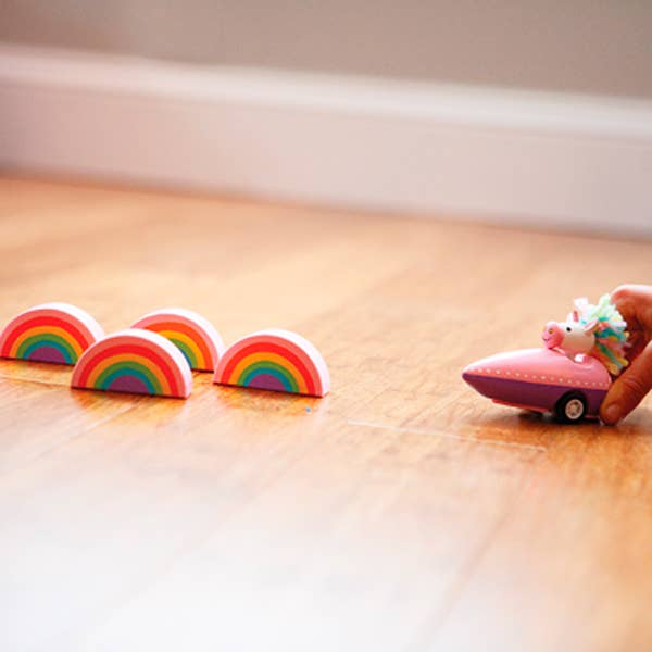 Unicorn and Rainbow Bowling Toy