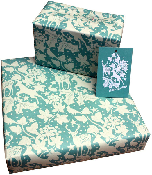 Christmas Winter Wonderland Wrapping Paper • 100% Recycled