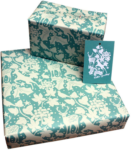 Christmas Winter Wonderland Wrapping Paper • 100% Recycled