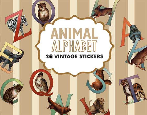 Animal Alphabet Sticker Box