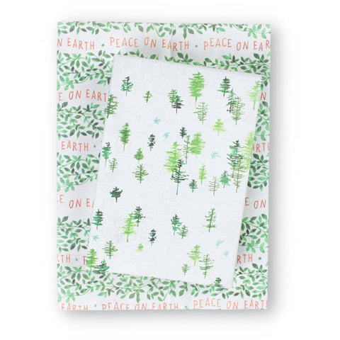 Peace on Earth • Double-sided Eco Holiday Gift Wrap