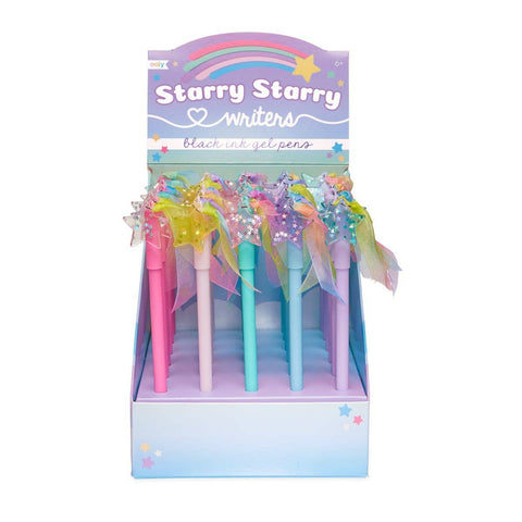 Starry Starry Writers Gel Pens - Display of 30