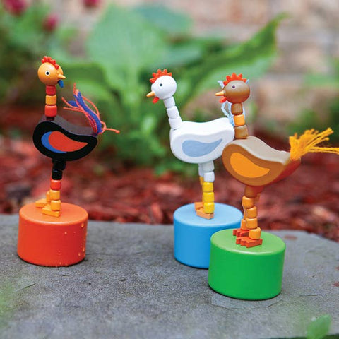 Chicken Push Puppets - Set of 24