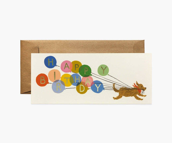 Balloon Birthday No. 10 Card