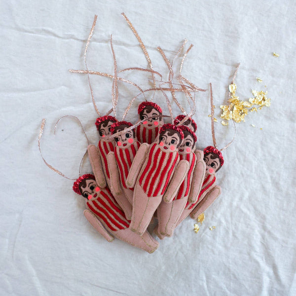 Chubby Carnival Babies - Cotton & Lavender filled Ornament