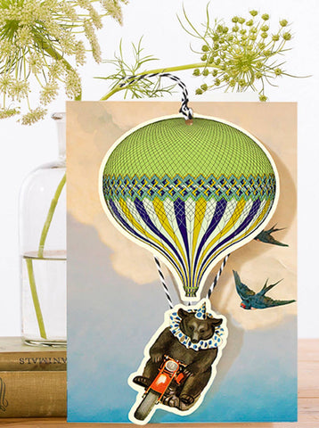 FD011P ~ Large Fandangle greeting card