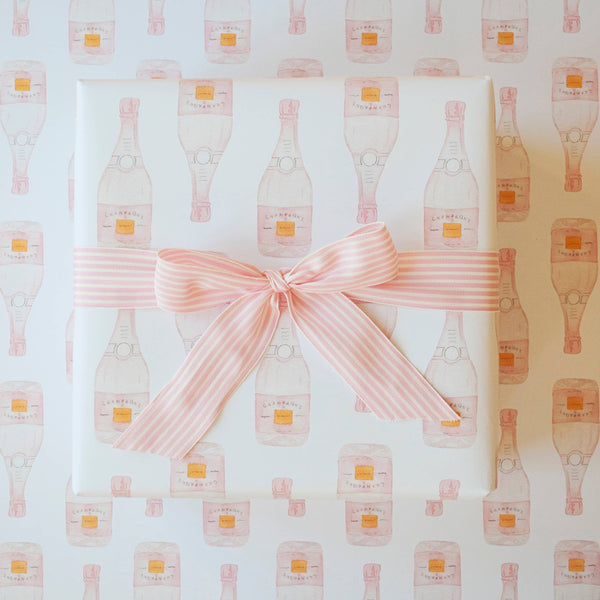 Rosé Gift Wrap - 3 Sheets/Roll