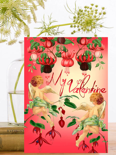 SP049P ~ Hand Glittered Valentine Card