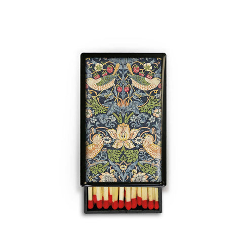 Strawberry Theif William Morris Textile art Fabric Slide Box