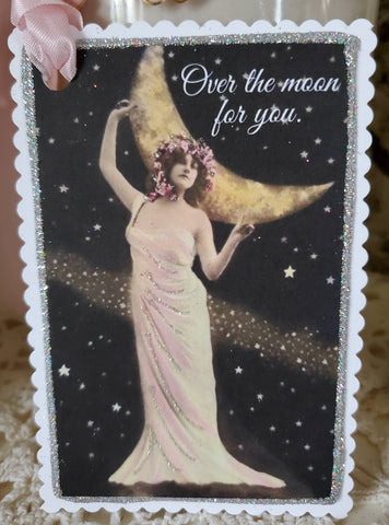Gift Tag Over The Moon For You
