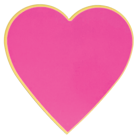 Paper Party Plate - Pink Heart