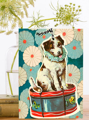 FD020P ~ Large Fandangle greeting card