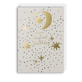 MOON & STARS Birthday Card