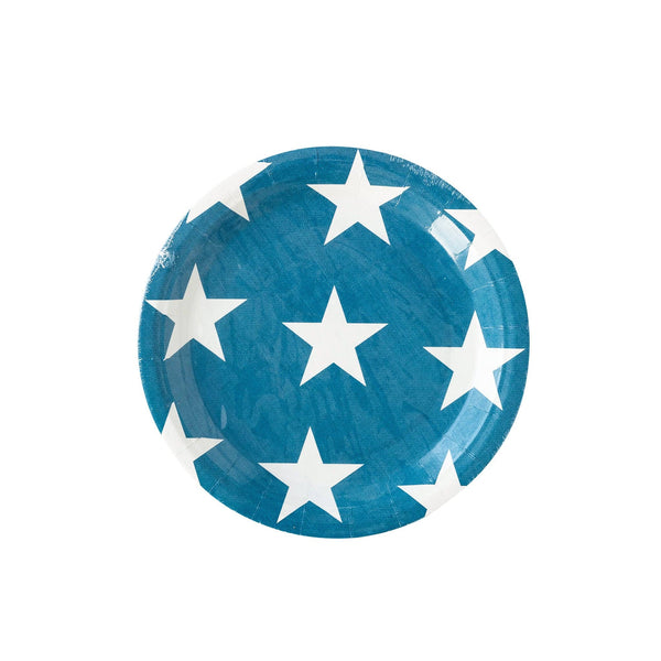 HAM840 - Hamptons Navy Star Paper Plate