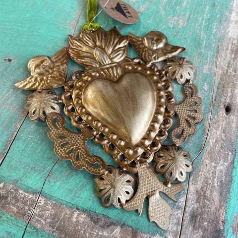 Cutout Sacred Heart Ornaments: A