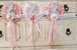 Valentine Wand Glitter Cupid: Darker Pink Token Of Love