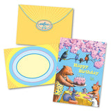 Friends with Cake Birthday Card
