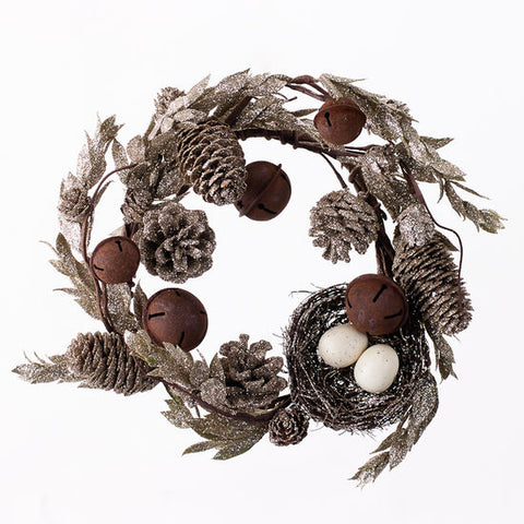 Winter Cone Wreath
