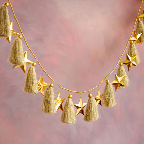 Gold Star Garland