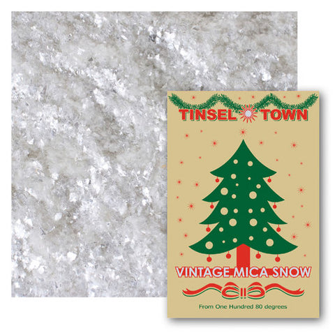 Vintage Mica Snow