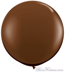 Giant Round Balloon-Chocolate Brown