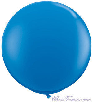 Giant Round Balloon-True Blue