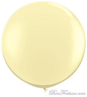 Giant Round Balloon-Antique Ivory