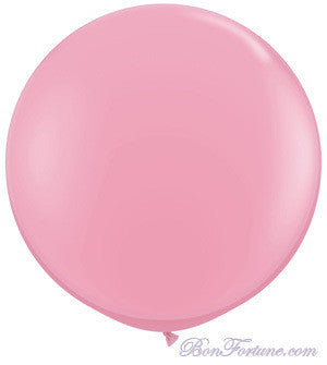 Giant Round Balloon-Vintage Pink