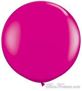 Giant Round Balloon-Peony Pink