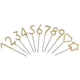 SPARKLE NUMBER CANDLES