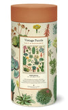 Vintage Style Puzzle-Cacti & Succulent