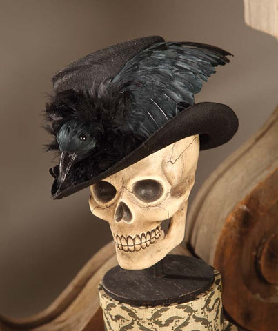 Haunted Raven Top Hat